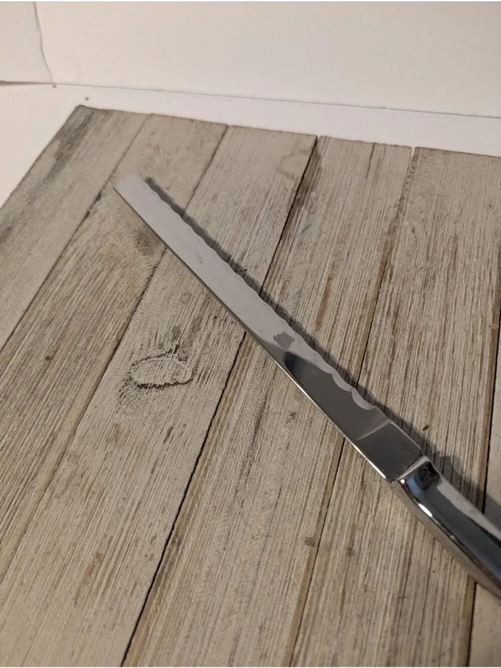 Vintage Saladmaster 406 Carving Serrated Bread Knife Stainless Steel 8
